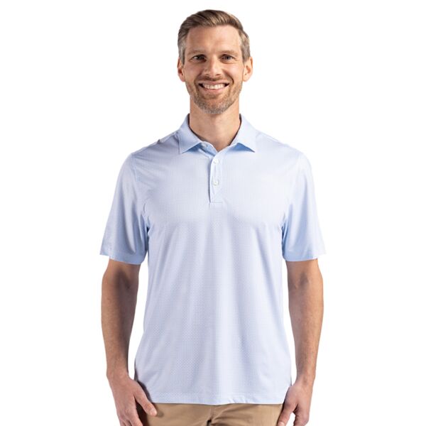 Cutter & Buck Pike Eco Diamond Dot Print Recycled Mens Big & Tall Polo Thumbnail