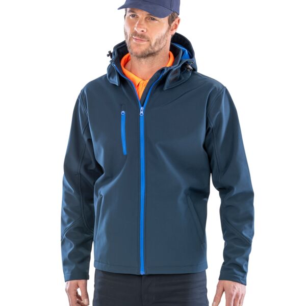 Men's Recycled Hooded Softshell Thumbnail