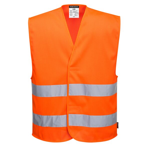 C374 Hi-Vis Mesh Two Band Vest Thumbnail