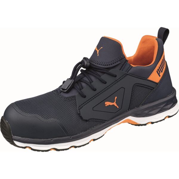 CHASE BLUE/ORANGE LOW PUMA SAFETY SHOES S1PS Thumbnail