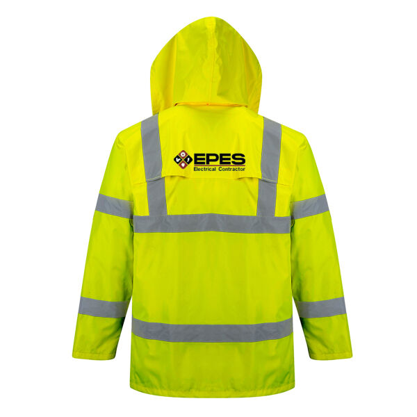 H443 - Hi-Vis Contrast Classic Rain Jacket  Thumbnail